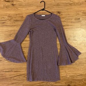 Bell sleeve dress